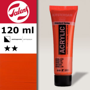 311 - Vermiglione Acrilico 120 ML Amsterdam Acrylic Talens