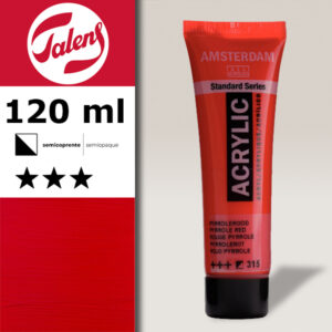 315 - Rosso Pyrrole Acrilico 120 ML Amsterdam Acrylic Talens