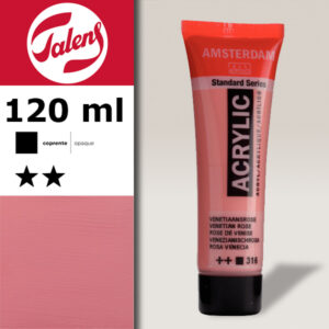 316 - Rosa Veneziano Acrilico 120 ML Amsterdam Acrylic Talens