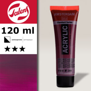 344 - Caput Mortum Viola Acrilico 120 ML Amsterdam Acrylic Talens