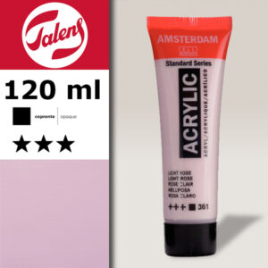 361 - Rosa Chiaro Acrilico 120 ML Amsterdam Acrylic Talens