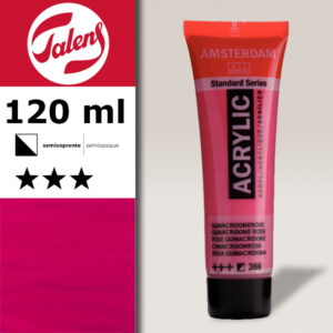 366 - Rosa Quinacridone Acrilico 120 ML Amsterdam Acrylic Talens