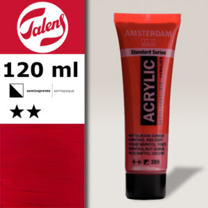 399 - Rosso Naftolo Scuro Acrilico 120 ML Amsterdam Acrylic Talens