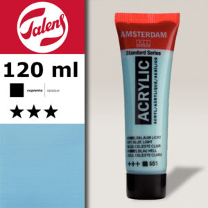 551 - Celeste Acrilico 120 ML Amsterdam Acrylic Talens