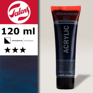 566 - Blu Prussia Acrilico 120 ML Amsterdam Acrylic Talens