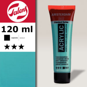 661 - Verde Turchese Acrilico 120 ML Amsterdam Acrylic Talens