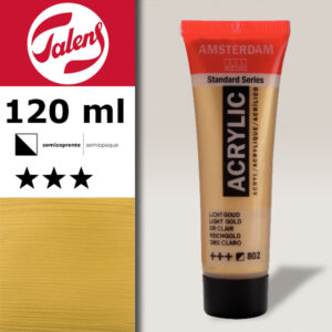 802 - Oro Chiaro Acrilico 120 ML Amsterdam Acrylic Talens