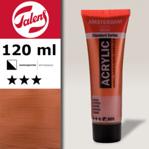 805 - Rame Acrilico 120 ML Amsterdam Acrylic Talens
