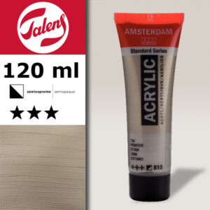 815 - Pewter Acrilico 120 ML Amsterdam Acrylic Talens