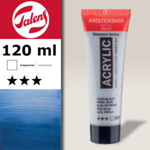820 - Blu Perlato Acrilico 120 ML Amsterdam Acrylic Talens