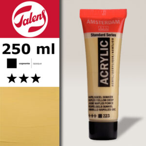 223 - Giallo Napoli Scuro  Acrilico 250 ML Amsterdam Acrylic Talens