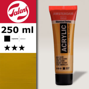 227 - Ocra Gialla  Acrilico 250 ML Amsterdam Acrylic Talens