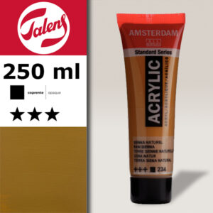 234 - Terra Siena Naturale  Acrilico 250 ML Amsterdam Acrylic Talens