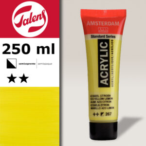 267 - Giallo Limone  Acrilico 250 ML Amsterdam Acrylic Talens