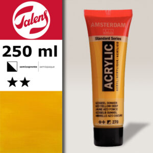 270 - Giallo Azoico Scuro  Acrilico 250 ML Amsterdam Acrylic Talens