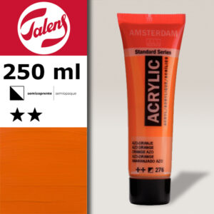 276 - Arancio Azoico Acrilico 250 ML Amsterdam Acrylic Talens