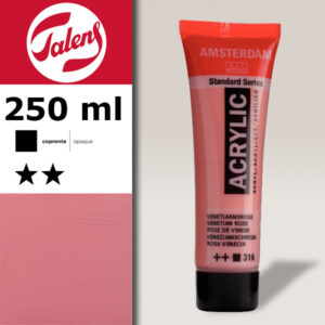316 - Rosa Veneziano  Acrilico 250 ML Amsterdam Acrylic Talens