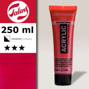 348 - Rosso Permanente Viola  Acrilico 250 ML Amsterdam Acrylic Talens
