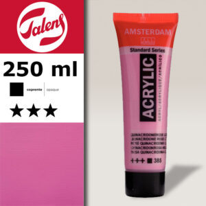 385 - Rosa Quinacridone Chiaro  Acrilico 250 ML Amsterdam Acrylic Talens