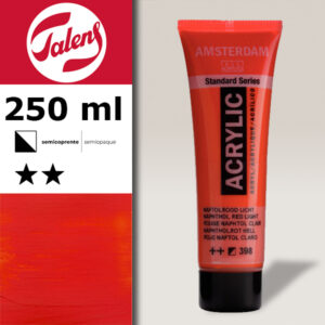 398 - Rosso Naftolo Chiaro  Acrilico 250 ML Amsterdam Acrylic Talens