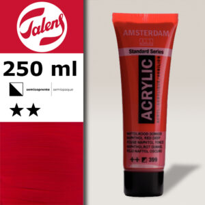 399 - Rosso Naftolo Scuro  Acrilico 250 ML Amsterdam Acrylic Talens