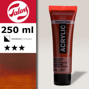 411 - Terra Siena Bruciata  Acrilico 250 ML Amsterdam Acrylic Talens