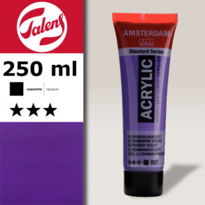 507 - Blu Oltremare Viola  Acrilico 250 ML Amsterdam Acrylic Talens
