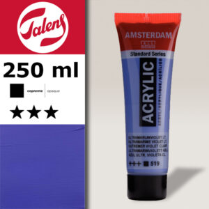 519 - Blu Oltremare Viola Chiaro  Acrilico 250 ML Amsterdam Acrylic Talens