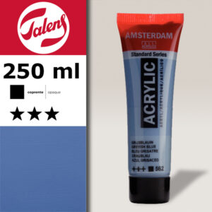 562 - Blu Grigio  Acrilico 250 ML Amsterdam Acrylic Talens