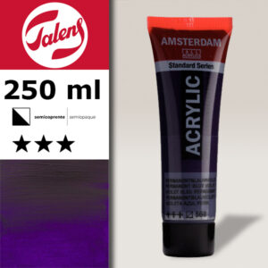 568 - Violetto Blu Permanente  Acrilico 250 ML Amsterdam Acrylic Talens
