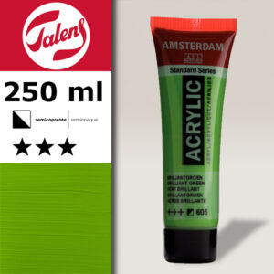 605 - Verde Brillante  Acrilico 250 ML Amsterdam Acrylic Talens