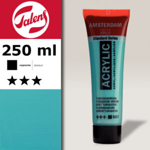 661 - Verde Turchese  Acrilico 250 ML Amsterdam Acrylic Talens
