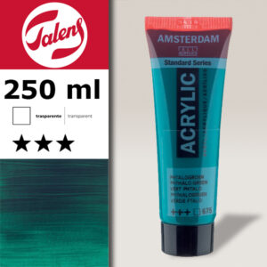 675 - Verde Ftalo  Acrilico 250 ML Amsterdam Acrylic Talens