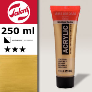 802 - Oro Chiaro  Acrilico 250 ML Amsterdam Acrylic Talens