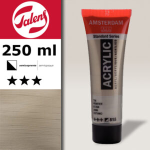 815 - Pewter  Acrilico 250 ML Amsterdam Acrylic Talens