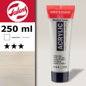 818 - Giallo Perlato  Acrilico 250 ML Amsterdam Acrylic Talens