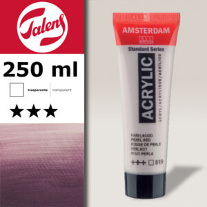 819 - Rosso Perlato  Acrilico 250 ML Amsterdam Acrylic Talens