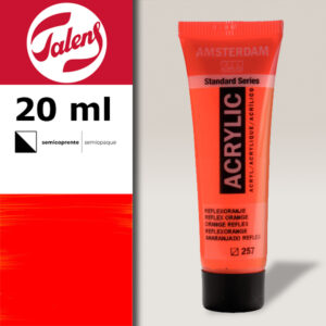 257 - Arancio Reflex Acrilico 20 ML Amsterdam Acrylic Talens