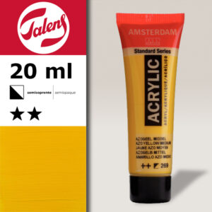 269 - Giallo Azoico Medio Acrilico 20 ML Amsterdam Acrylic Talens