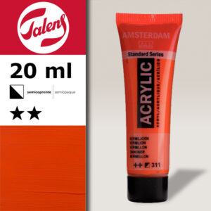 311 - Vermiglione Acrilico 20 ML Amsterdam Acrylic Talens