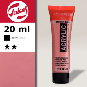 316 - Rosa Veneziano Acrilico 20 ML Amsterdam Acrylic Talens