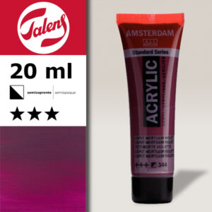344 - Caput Mortum Viola Acrilico 20 ML Amsterdam Acrylic Talens