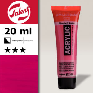 366 - Rosa Quinacridone Acrilico 20 ML Amsterdam Acrylic Talens