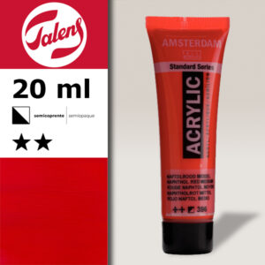 396 - Rosso Naftolo Medio Acrilico 20 ML Amsterdam Acrylic Talens
