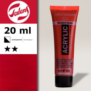 399 - Rosso Naftolo Scuro Acrilico 20 ML Amsterdam Acrylic Talens