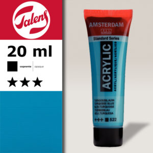 522 - Blu Turchese Acrilico 20 ML Amsterdam Acrylic Talens