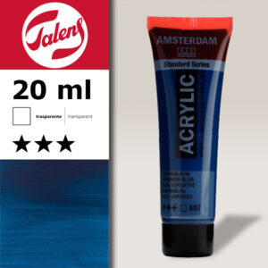557 - Blu Verde Acrilico 20 ML Amsterdam Acrylic Talens