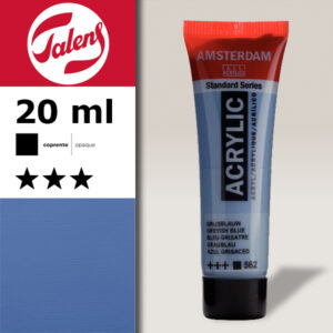 562 - Blu Grigio Acrilico 20 ML Amsterdam Acrylic Talens