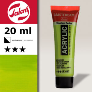 617 - Verde Giallastro Acrilico 20 ML Amsterdam Acrylic Talens