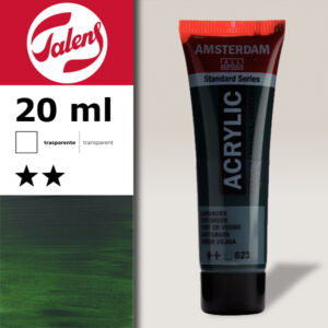 623 - Verde Vescica Acrilico 20 ML Amsterdam Acrylic Talens